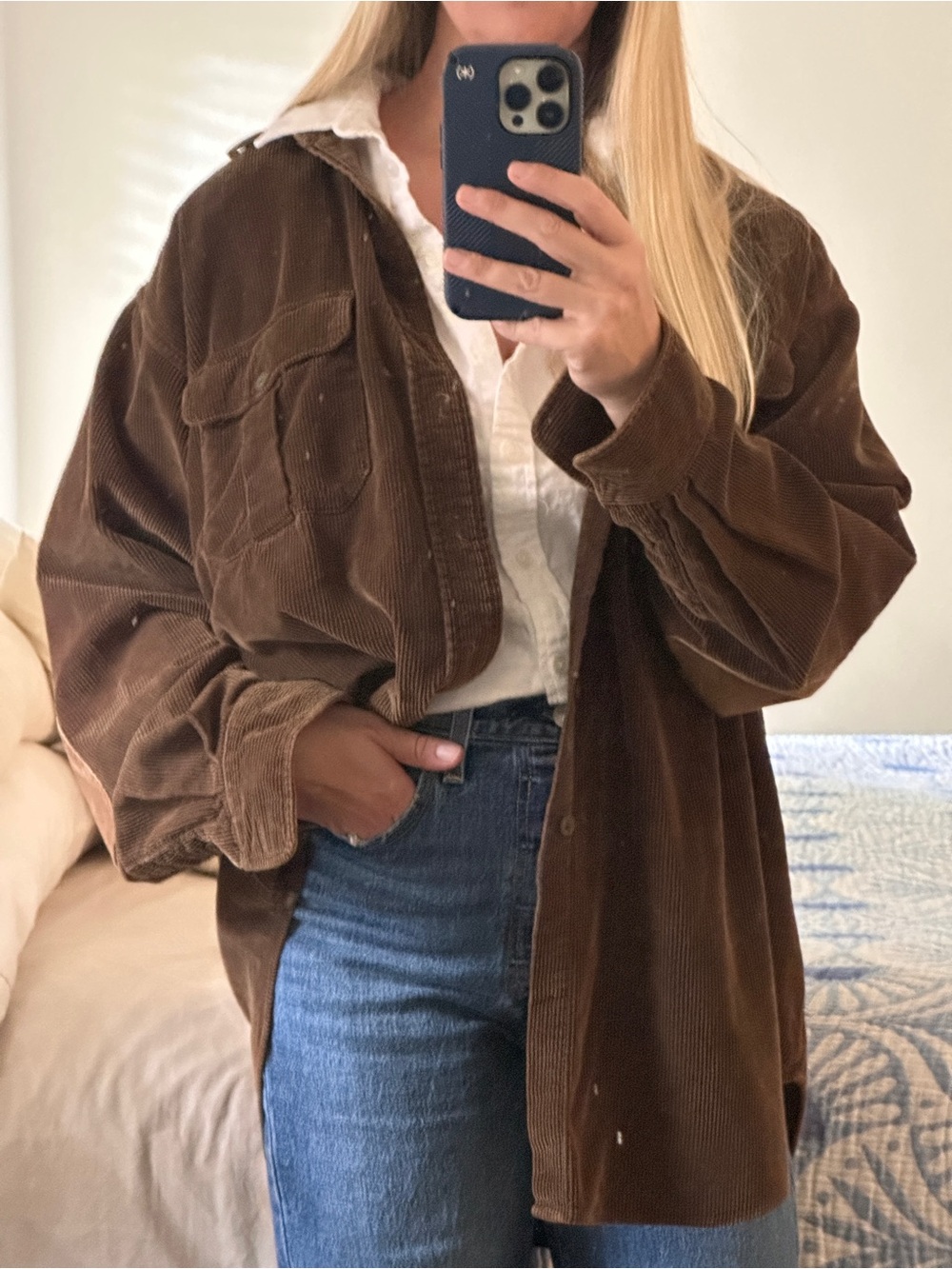 Vintage 90s Polo Ralph Lauren Heavy Corduroy Overshirt